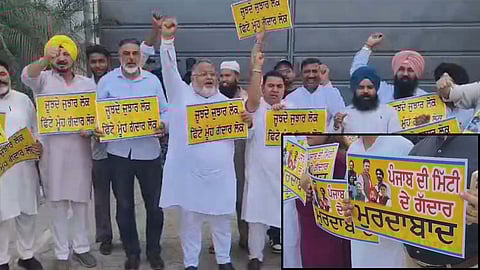 Protests erupt against Ashok Mittal, Harbhajan Singh & Rajinder Gupta