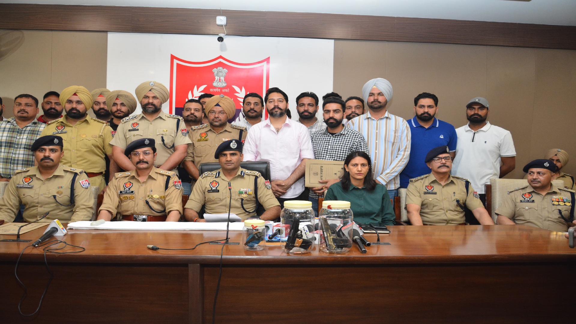Seized weapons in Patiala terror module crackdown