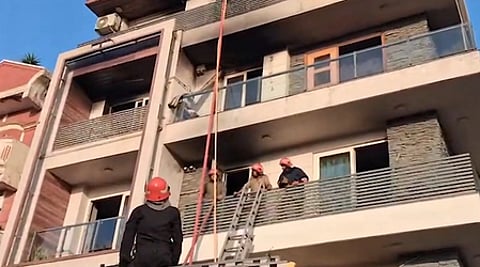 Nine killed after massive fire at four-storey building in Delhi's Vivek Vihar