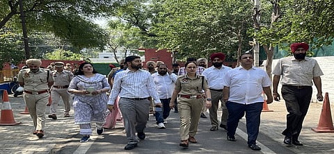CM Mann’s Shukrana Yatra; Nitin Kohli, DC & CP Conduct Inspection