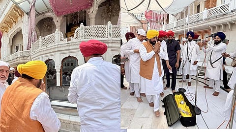 CM pays obeisance at Sri Harmandir Sahib