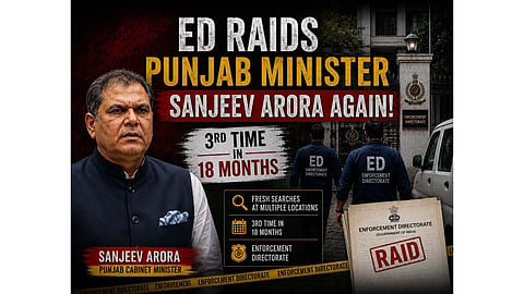 ED raid at Sanjeev Arora’s residence