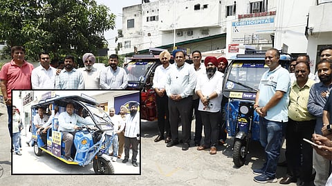 Nitin Kohli Launches Free E-Rickshaw Service