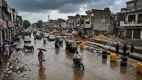 Sewerage projects await completion in Jalandhar