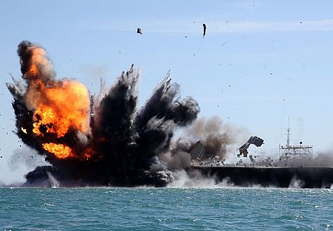 US strikes Iran after Hormuz attack
