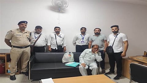 Accused with the officials