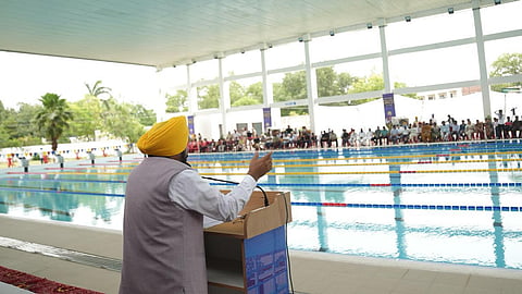 inaugurates Olympic-standard swimming pool in Sangrur