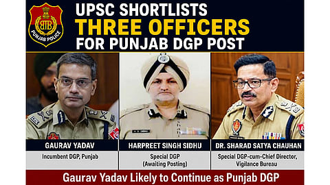 Three IPS Officers in Race for Punjab DGP as UPSC Shortlists