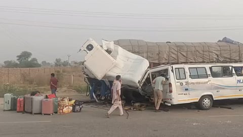 Visuals of the accident