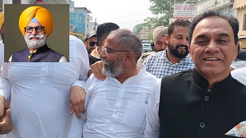 Congress councillor Narinder Singh Manso