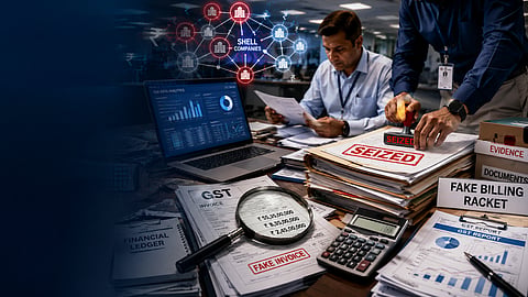 Large-scale fake invoicing and fraudulent Input Tax Credit racket bust
