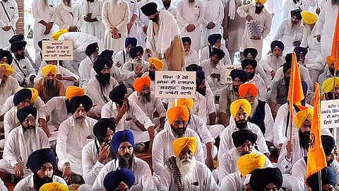 SGPC protest