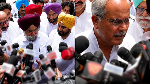 Baghel meets with Channi camp