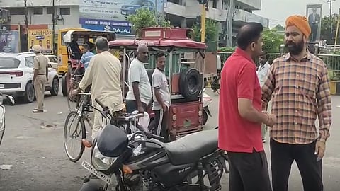 Visuals after the accident