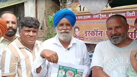 Lottery winner and the stall owner