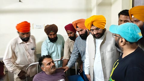 Tarunpreet Singh Sond, visited Civil Hospital, Khanna
