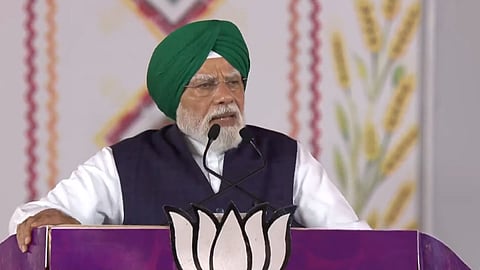 PM Narendra Modi launches a sharp political attack on Akali Dal