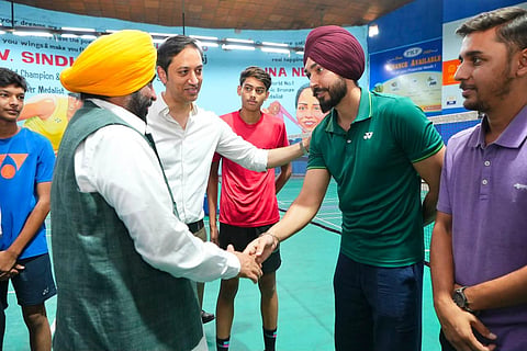 CM Mann reviews preparations for National Badminton Championship in Jalandhar