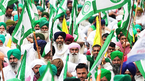 Planned march to Delhi by Punjab farmers