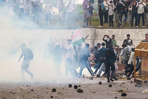 Delhi Police probe ‘conspiracy’ behind violence at CJP protest