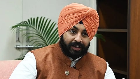 Punjab Education Minister Harjot Singh Bains
