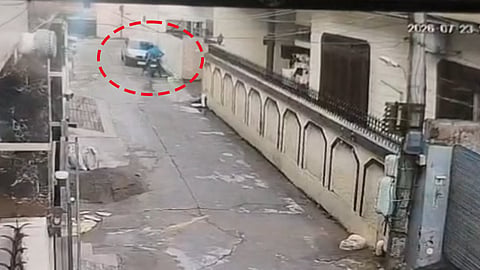 CCTV of the theft