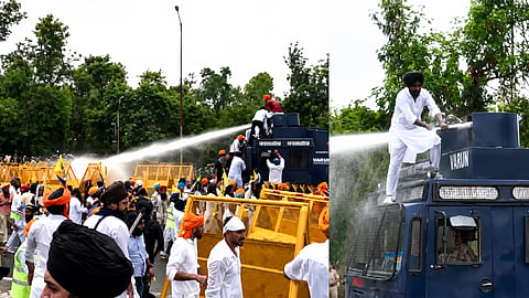 MP Amritpal Singh supporters clash with Chandigarh police
