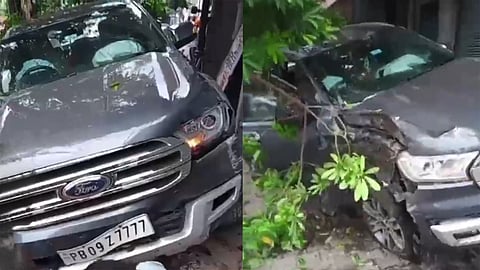 Visuals of the accident