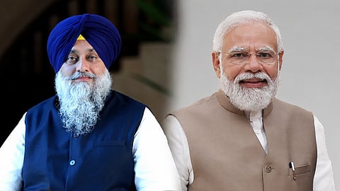 Sukhbir Badal meets PM Modi