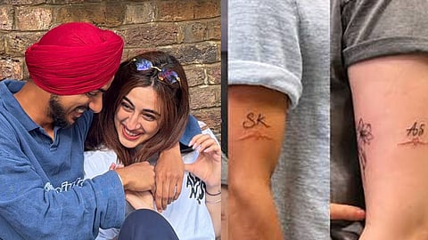 Arshdeep Singh calls Samreen get matching initial tattoos