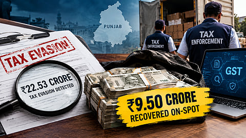 ₹22.53 crore tax evasion uncovered in Punjab