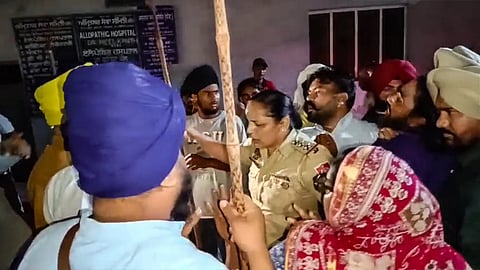 Female SHO allegedly manhandled