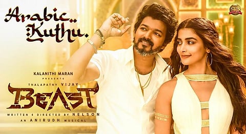 'Arabic Kuthu' from 'Beast' sets Internet on fire; garners 20 million views in less than a day!