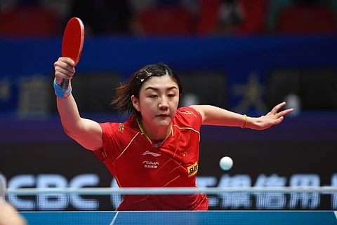China's Chen, Fan labour to WTT Singapore Smash singles crowns
