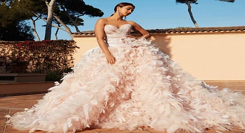 Pooja Hegde makes a stunning debut at Cannes
