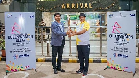 Queen's Baton for Commonwealth Games 2022 arrives in Odisha