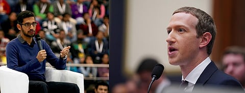 Zuckerberg, Pichai signed 'big deal' to carve up ad market: Report