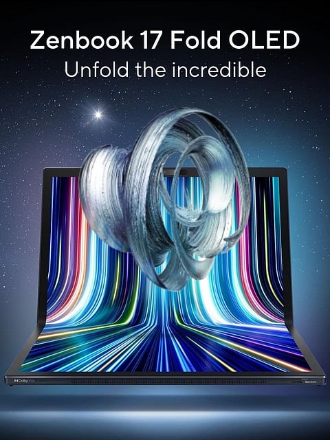 ASUS launches 17-inch folding OLED laptop