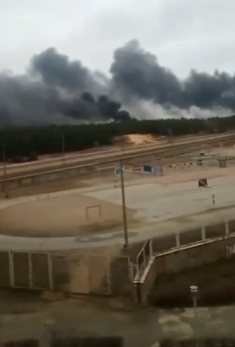 Ukraine warns against Russian firing on nuke plant
