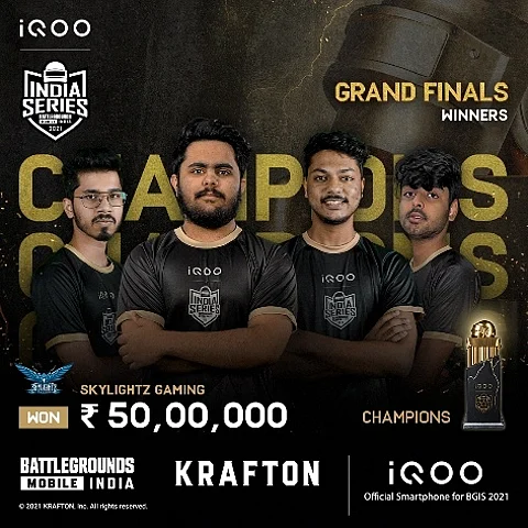 Skylightz Gaming inaugural champs of BGMI India Series 2021