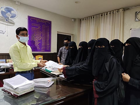 K'taka: BJP MLA asks students not to enter college campus in Hijab