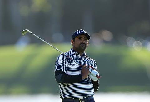Lahiri enjoys practice round with Woods ahead of PGA Championship