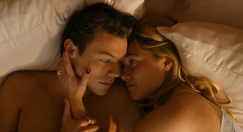 Harry Styles, Florence Pugh get hot, heavy in 'Don't Worry Darling' sneak peek