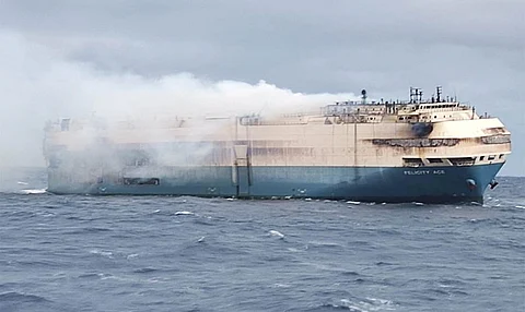 EV fire destroys thousands of Audis, Porsches, Bentleys on cargo ship