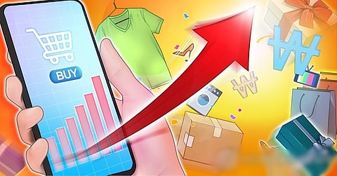 Online shopping in S.Korea hits record high in 2021