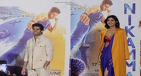 Abhimanyu jammed with Shilpa Shetty on fitness and food during 'Nikamma' shoot