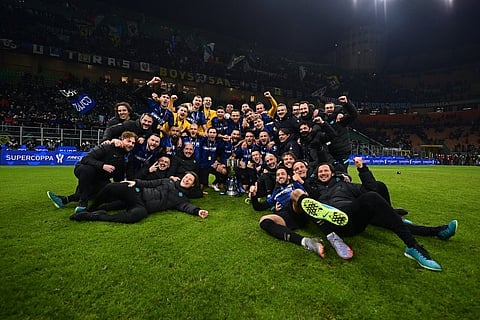 Inter overcome Juve in extra time to claim sixth Supercoppa title