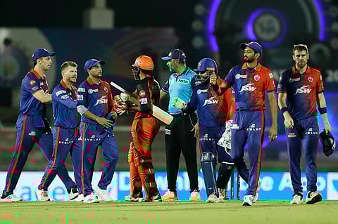 IPL 2022: Warner, Powell half-centuries, Khaleel's 3/30 lead Delhi Capitals to 21-run win against Sunrisers Hyderabad (Ld)