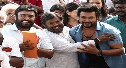 Funnyman Senthil, son Manikanda Prabhu board Bobby Simhaa-starrer 'Thadai Udai'