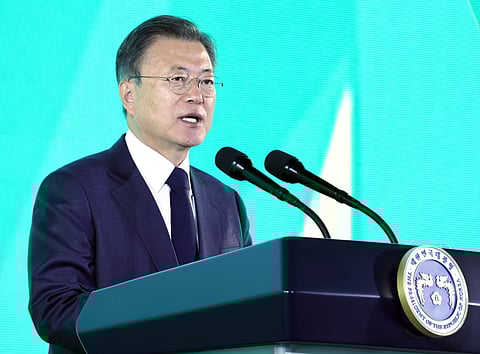 Outgoing S. Korean Prez Moon wishes incoming government does well on state affairs
